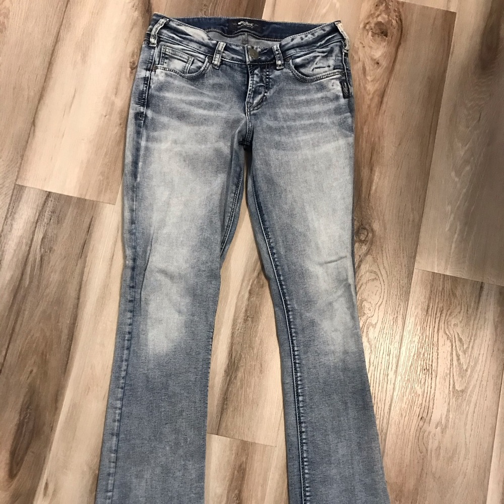 Silver Bootcut Jeans